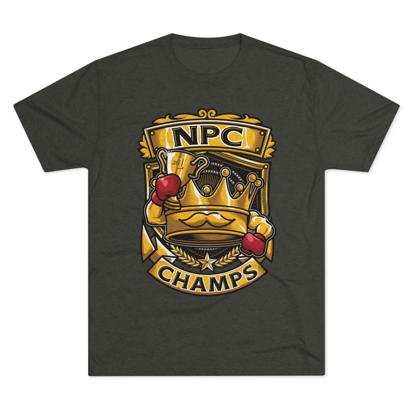 NPC CHAMPS - PREMIUM SOFT - Unisex Tri-Blend Crew Tee (Next Level 6010)