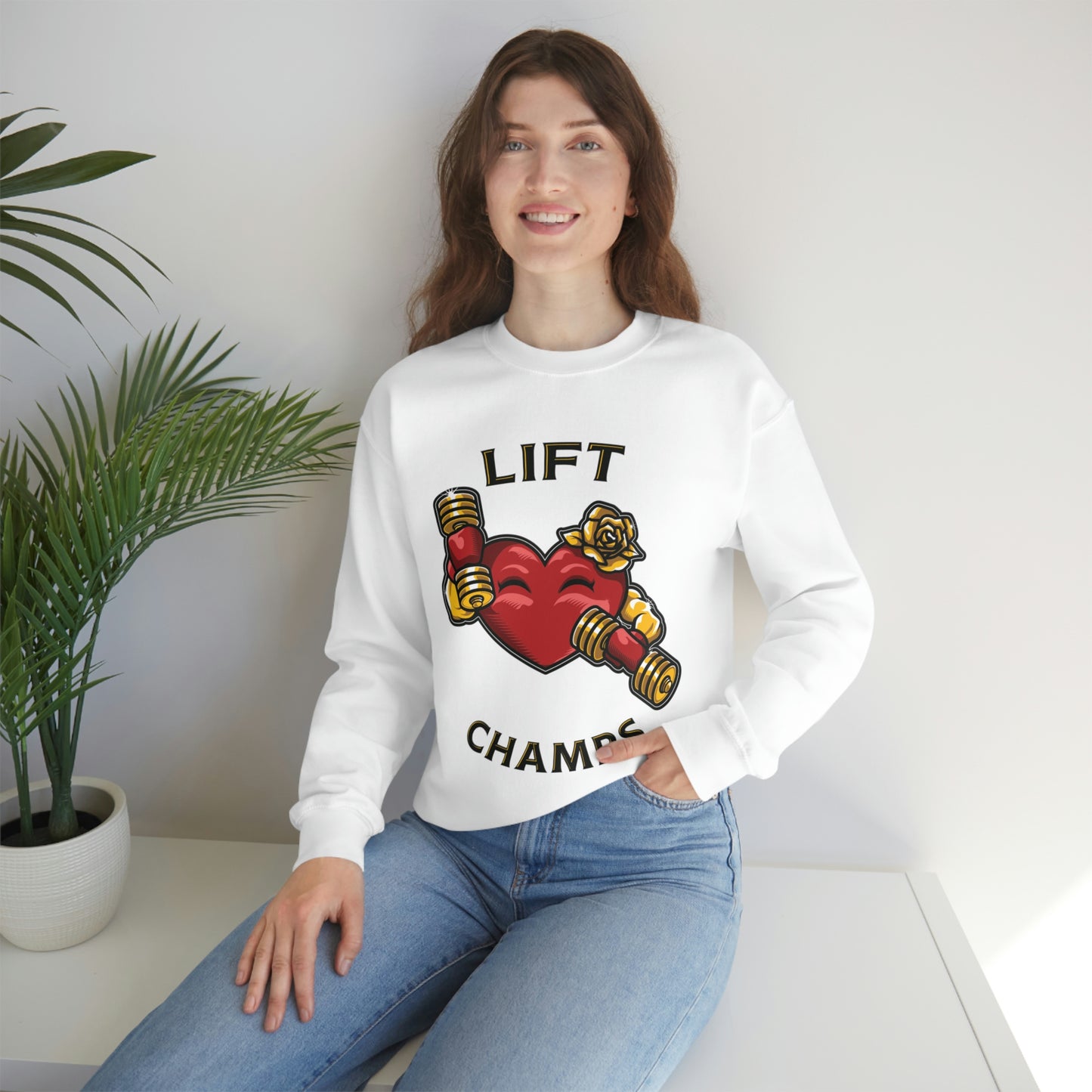 Lift Champs! - Unisex Heavy Blend™ Crewneck Sweatshirt