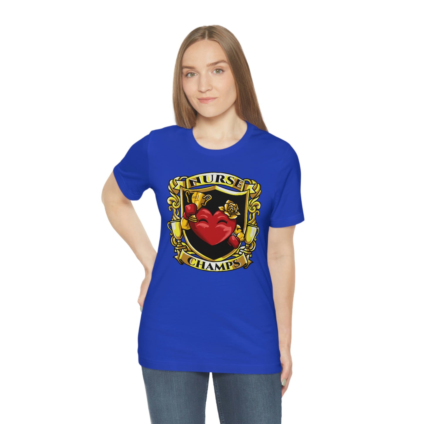 Nurse Champs! - Unisex Jersey Short Sleeve Tee (Bella+Canvas)
