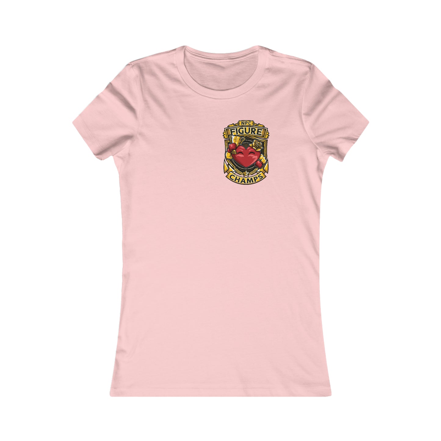 NPC FIGURE CHAMPS! (Small Front Logo) - Women's Favorite Tee (Bella+Canvas)