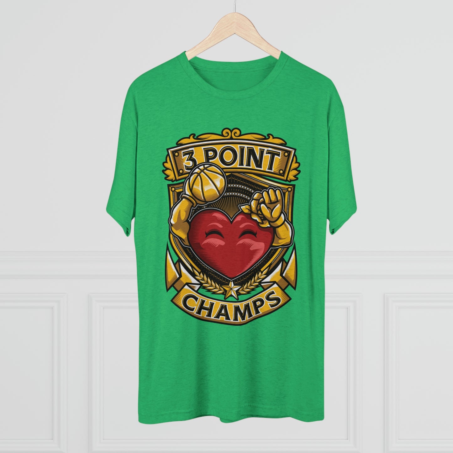 3 POINT CHAMPS - PREMIUM SOFT - Unisex Tri-Blend Crew Tee (Next Level 6010)