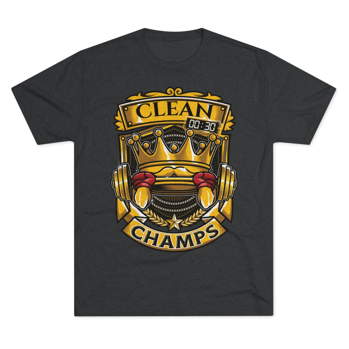 CLEAN CHAMPS - PREMIUM SOFT - Unisex Tri-Blend Crew Tee (Next Level 6010)