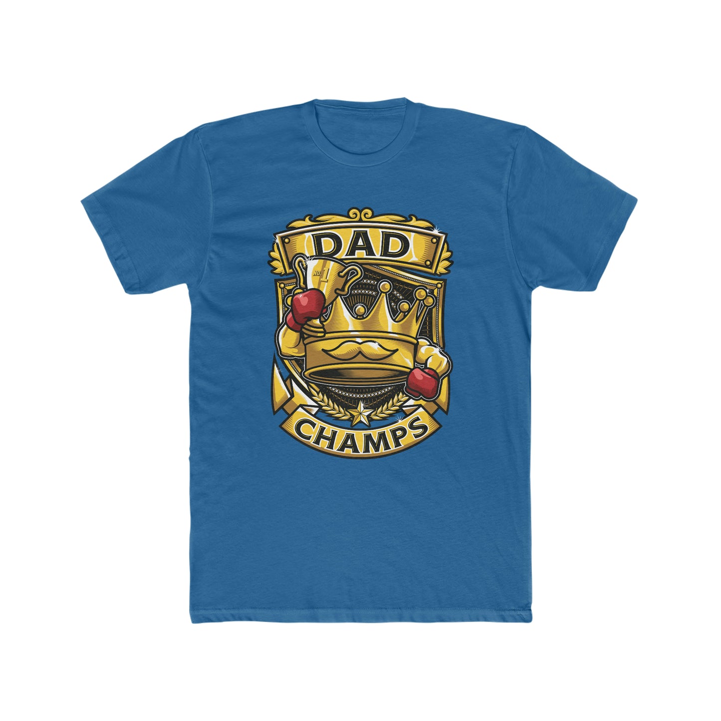 Dad Champs! - Men's Cotton Crew Tee (Next Level)