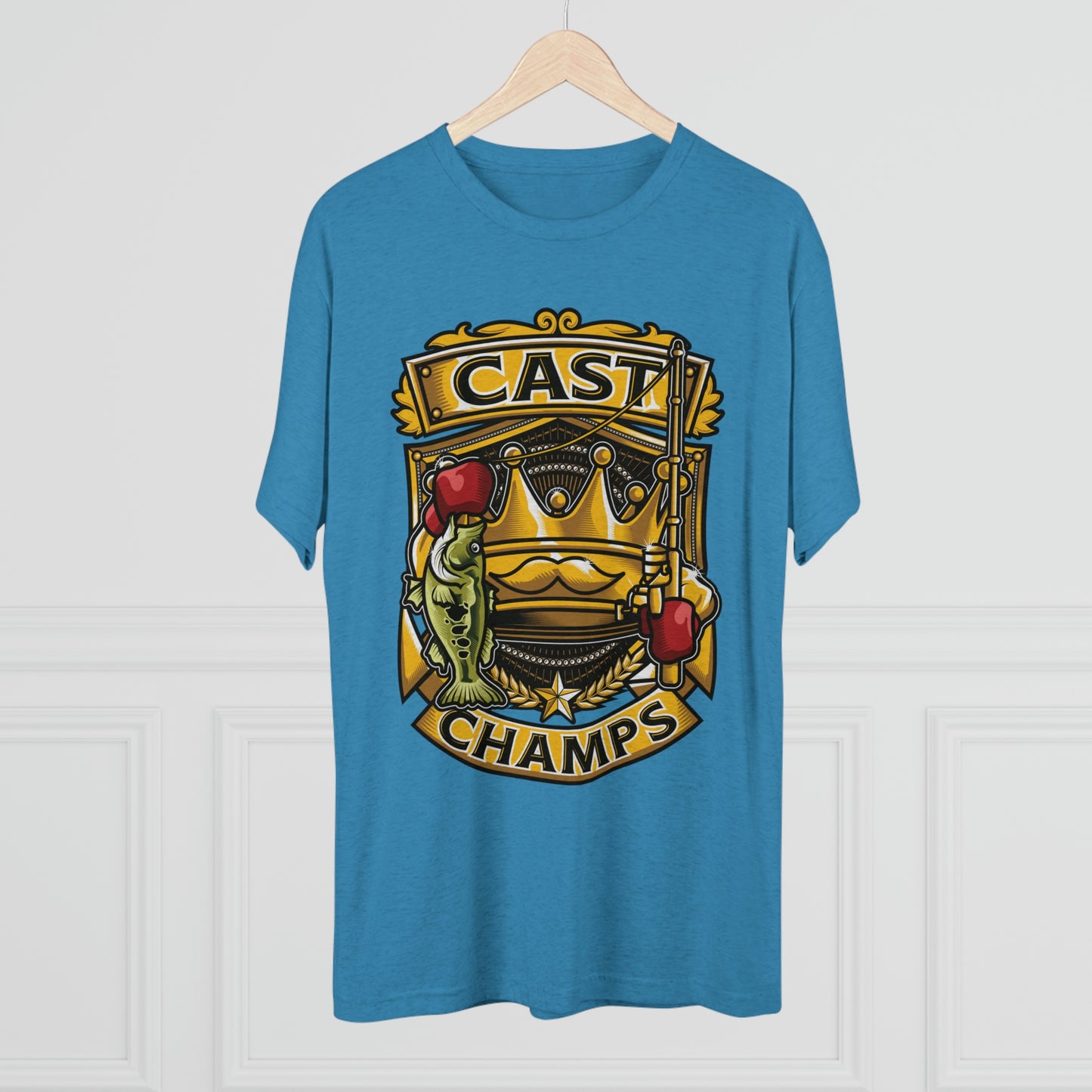 CAST CHAMPS - PREMIUM SOFT - Unisex Tri-Blend Crew Tee (Next Level 6010)