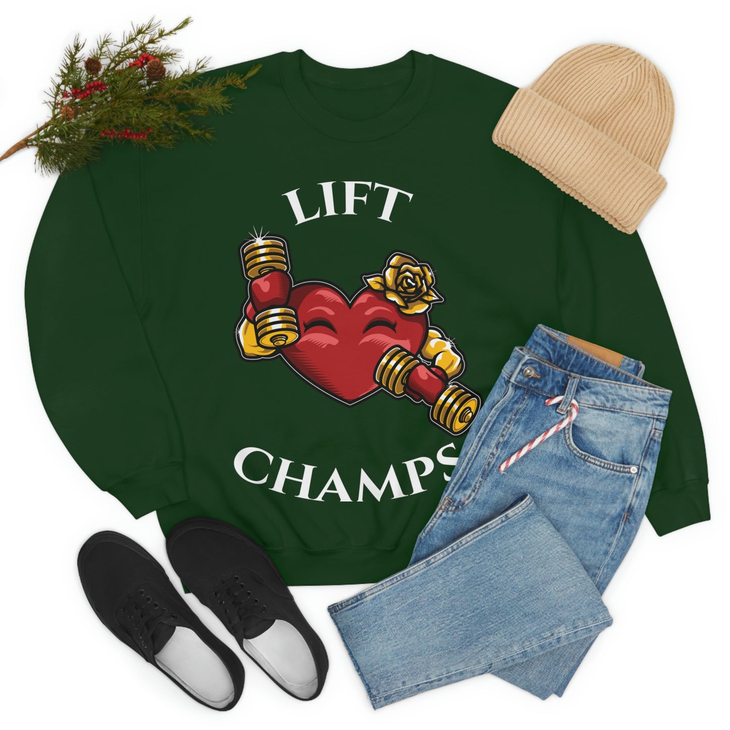 Lift Champs! - Unisex Heavy Blend™ Crewneck Sweatshirt