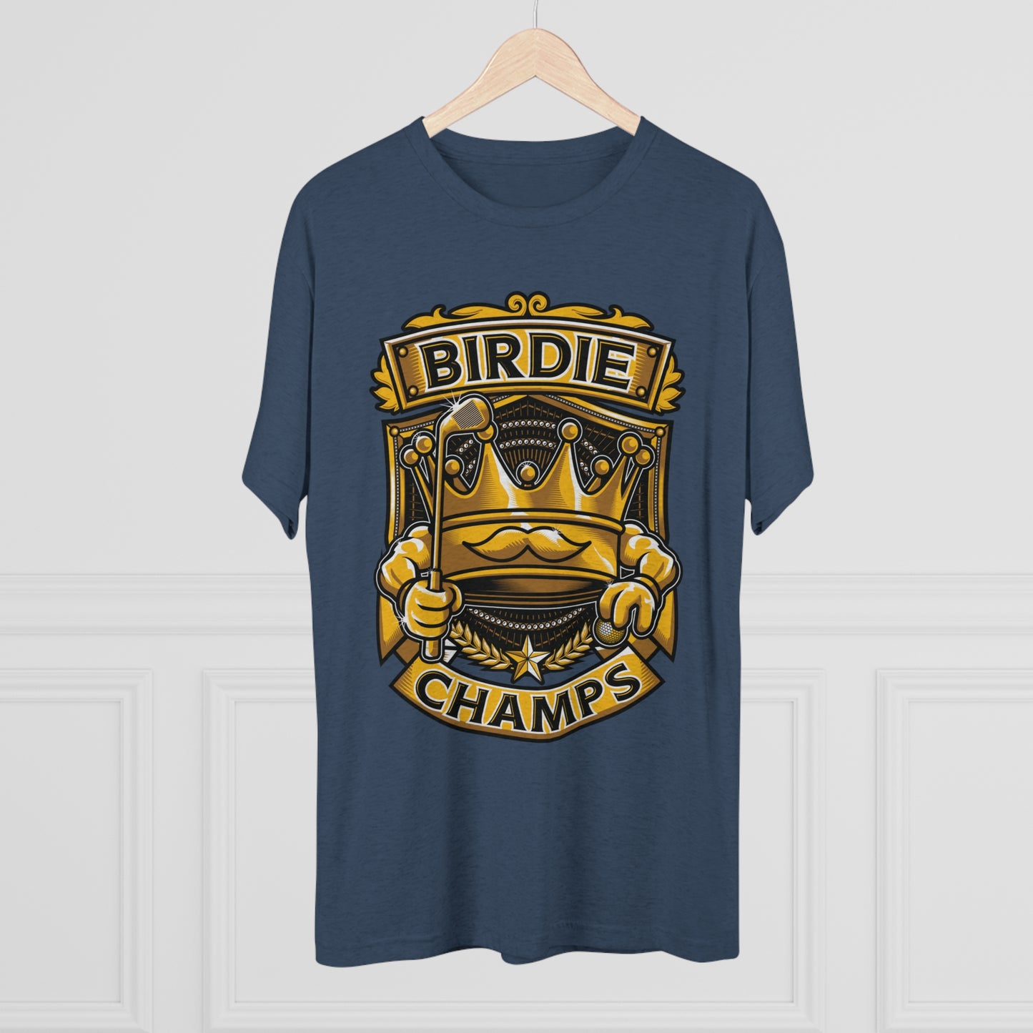 BIRDIE CHAMPS - PREMIUM SOFT - Unisex Tri-Blend Crew Tee (Next Level 6010)