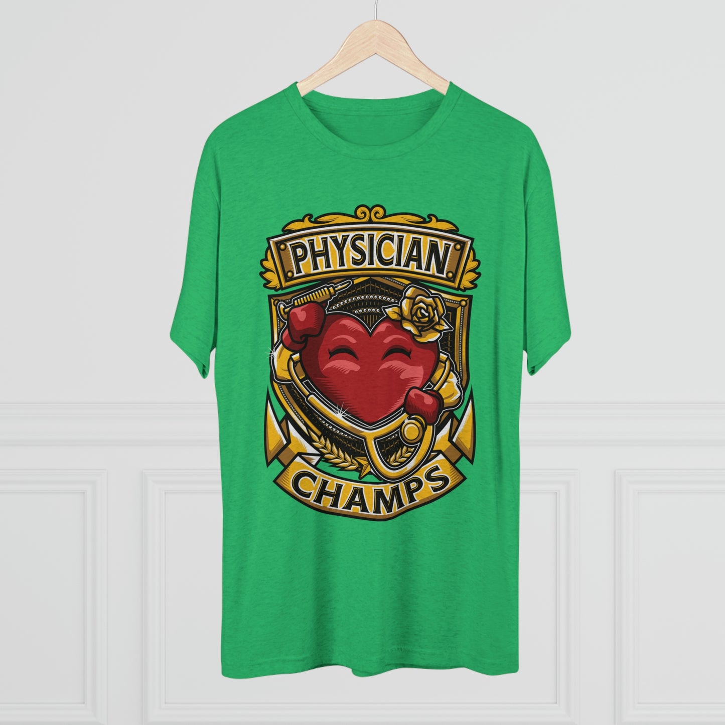 PHYSICIAN CHAMPS - PREMIUM SOFT - Unisex Tri-Blend Crew Tee (Next Level 6010)