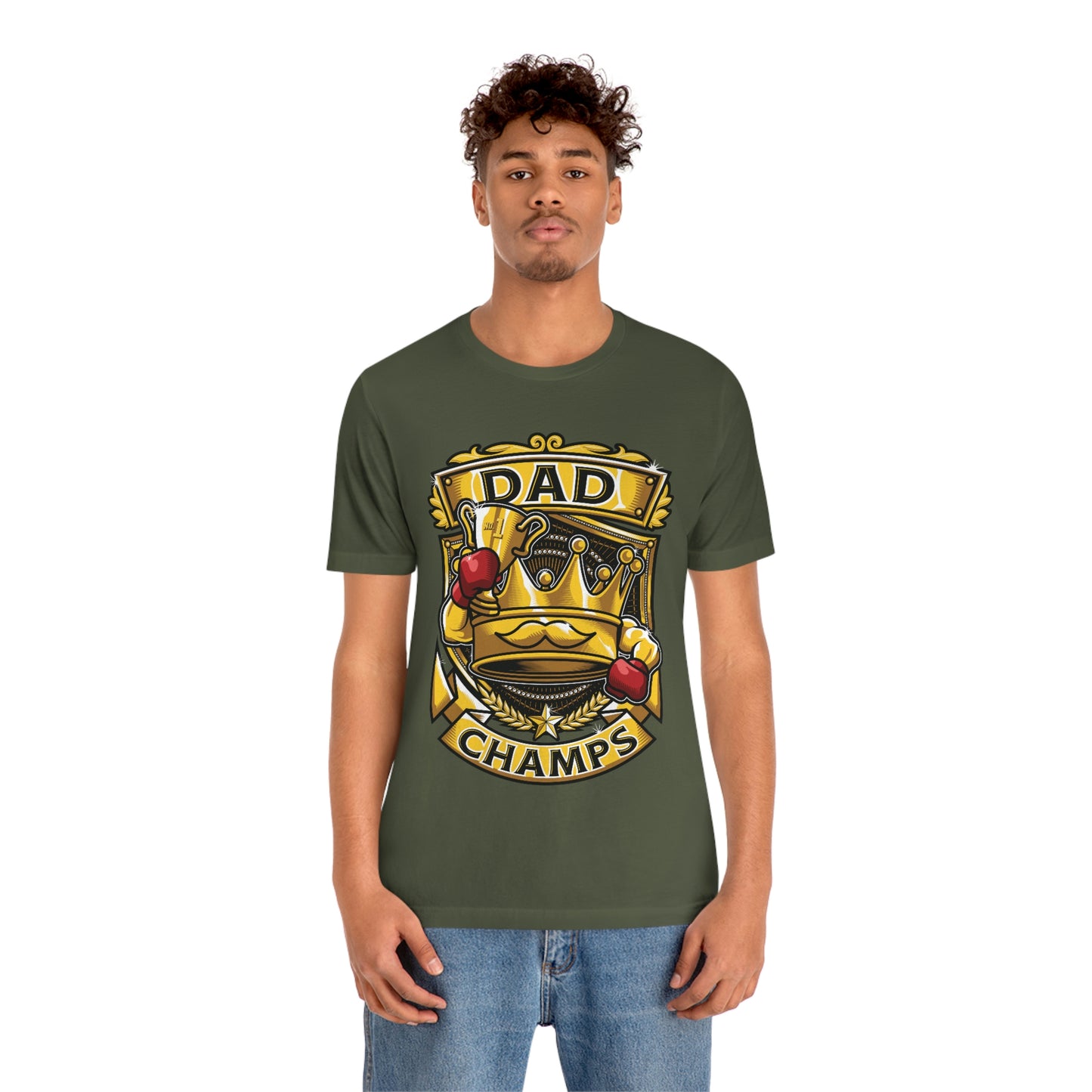 Dad Champs! - Unisex Jersey Short Sleeve Tee (Canvas-Bella)