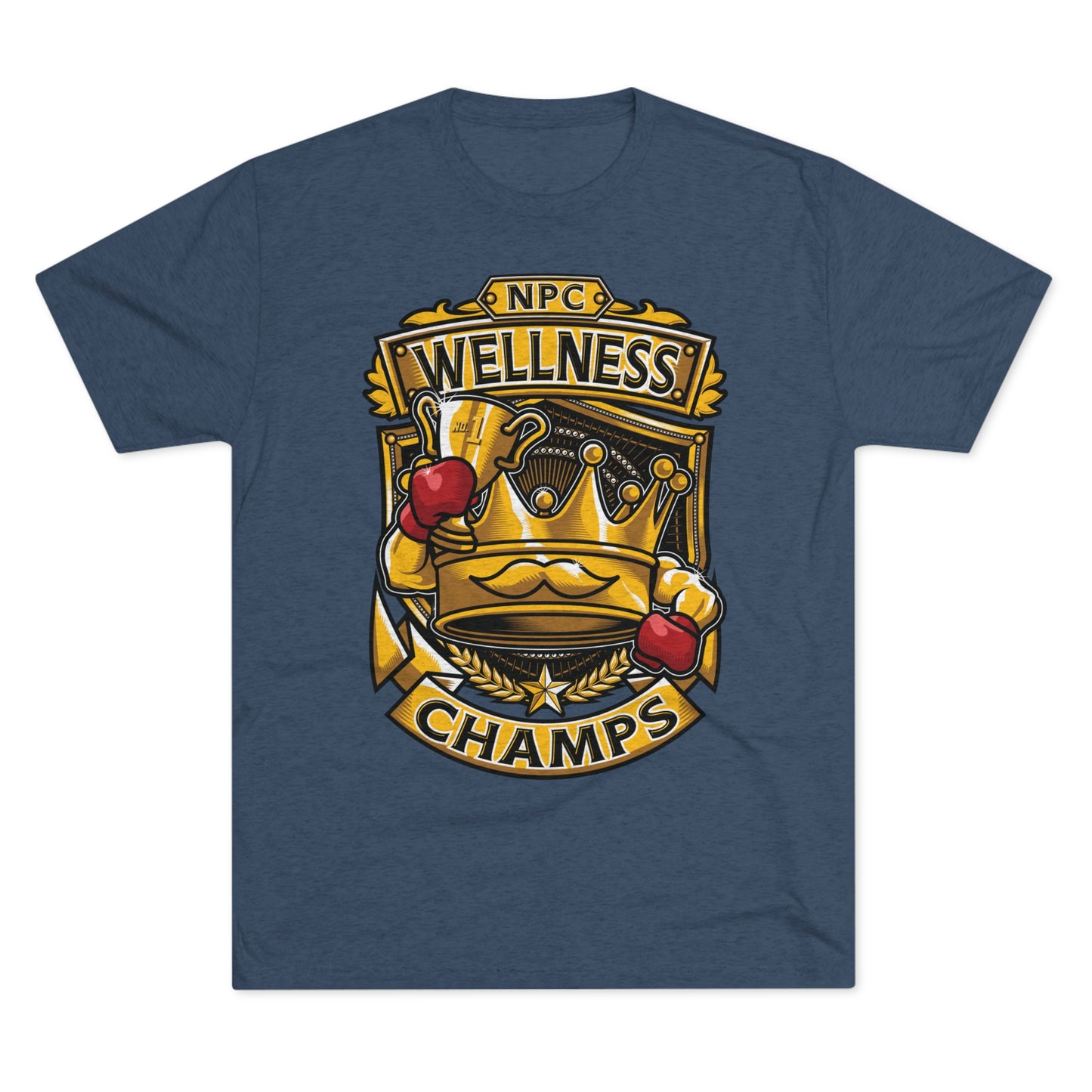NPC WELLNESS CHAMPS - PREMIUM SOFT - Unisex Tri-Blend Crew Tee (Next Level 6010)