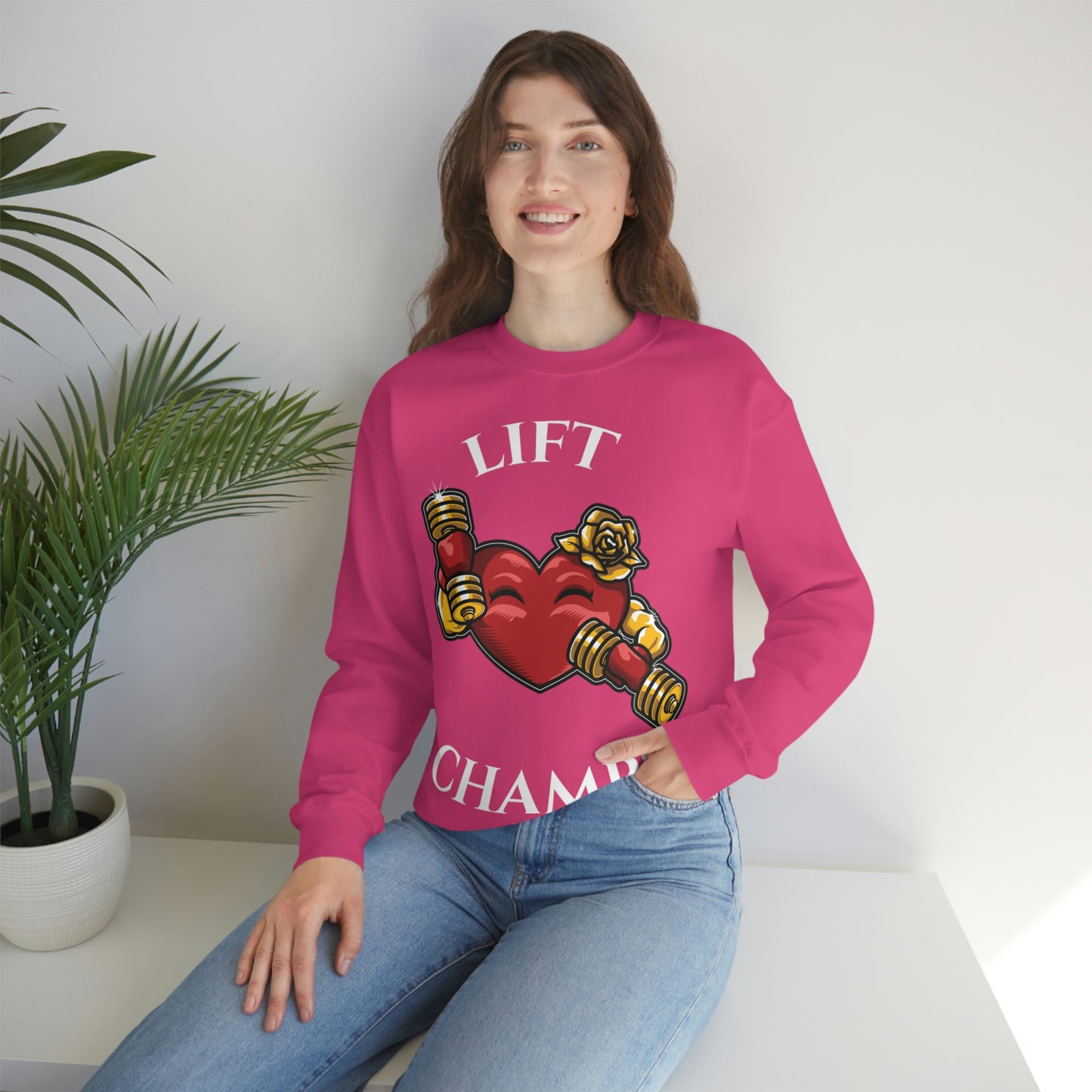 Lift Champs! - Unisex Heavy Blend™ Crewneck Sweatshirt