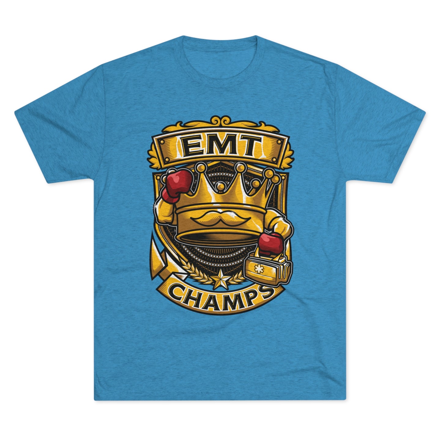 EMT CHAMPS - PREMIUM SOFT - Unisex Tri-Blend Crew Tee (Next Level 6010)