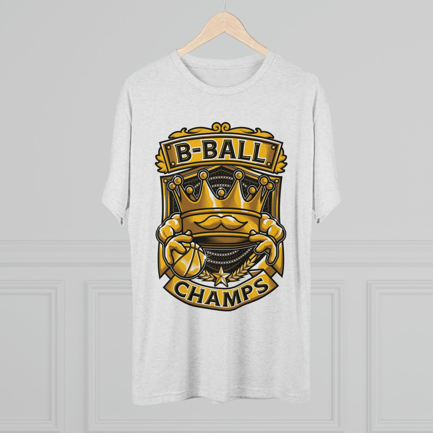 B-BALL CHAMPS - PREMIUM SOFT - Unisex Tri-Blend Crew Tee (Next Level 6010)