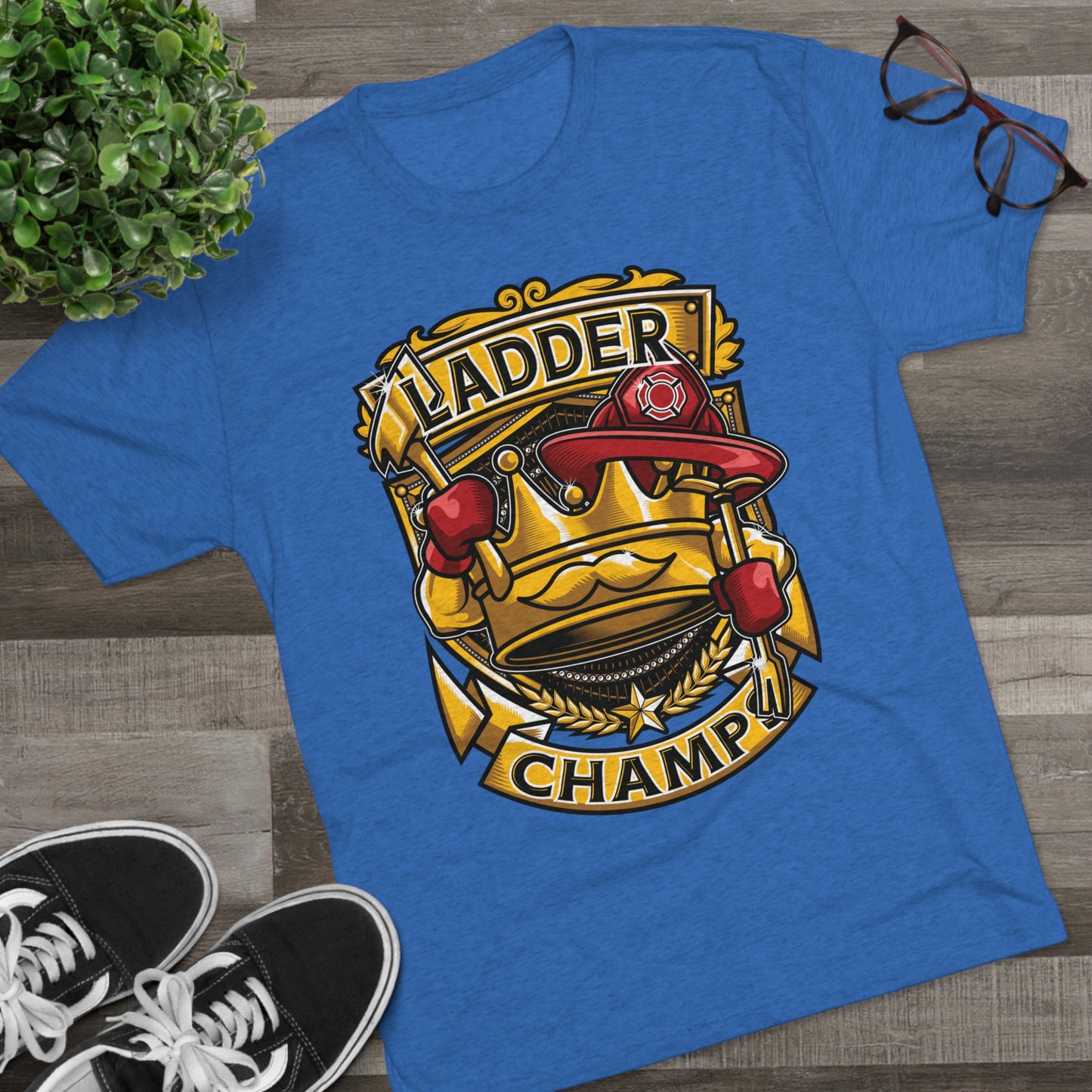 LADDER CHAMPS - PREMIUM SOFT - Unisex Tri-Blend Crew Tee (Next Level 6010)