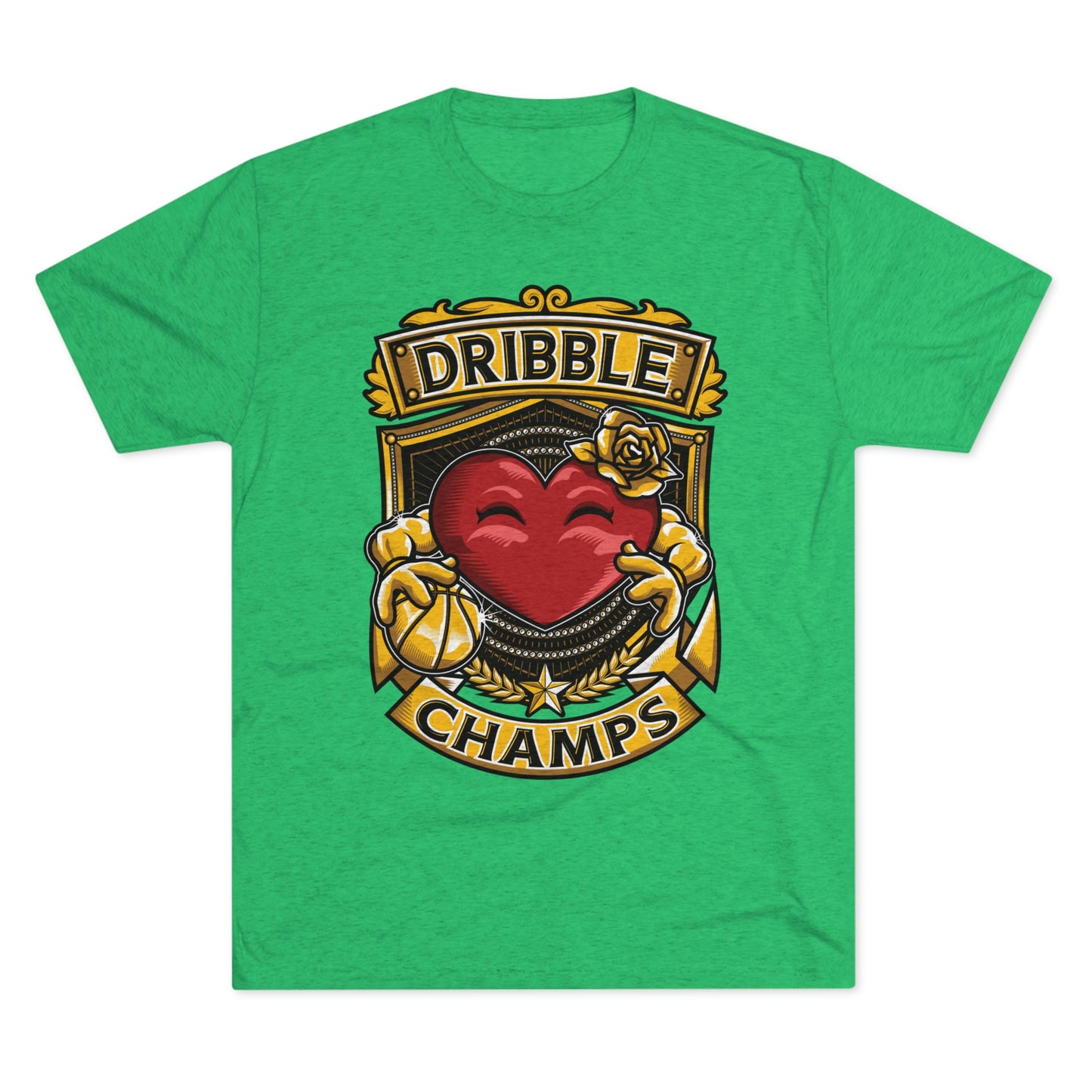 DRIBBLE CHAMPS - PREMIUM SOFT - Unisex Tri-Blend Crew Tee (Next Level 6010)