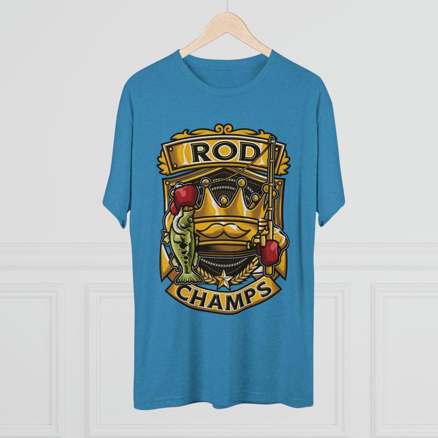 ROD CHAMPS - PREMIUM SOFT - Unisex Tri-Blend Crew Tee (Next Level 6010)