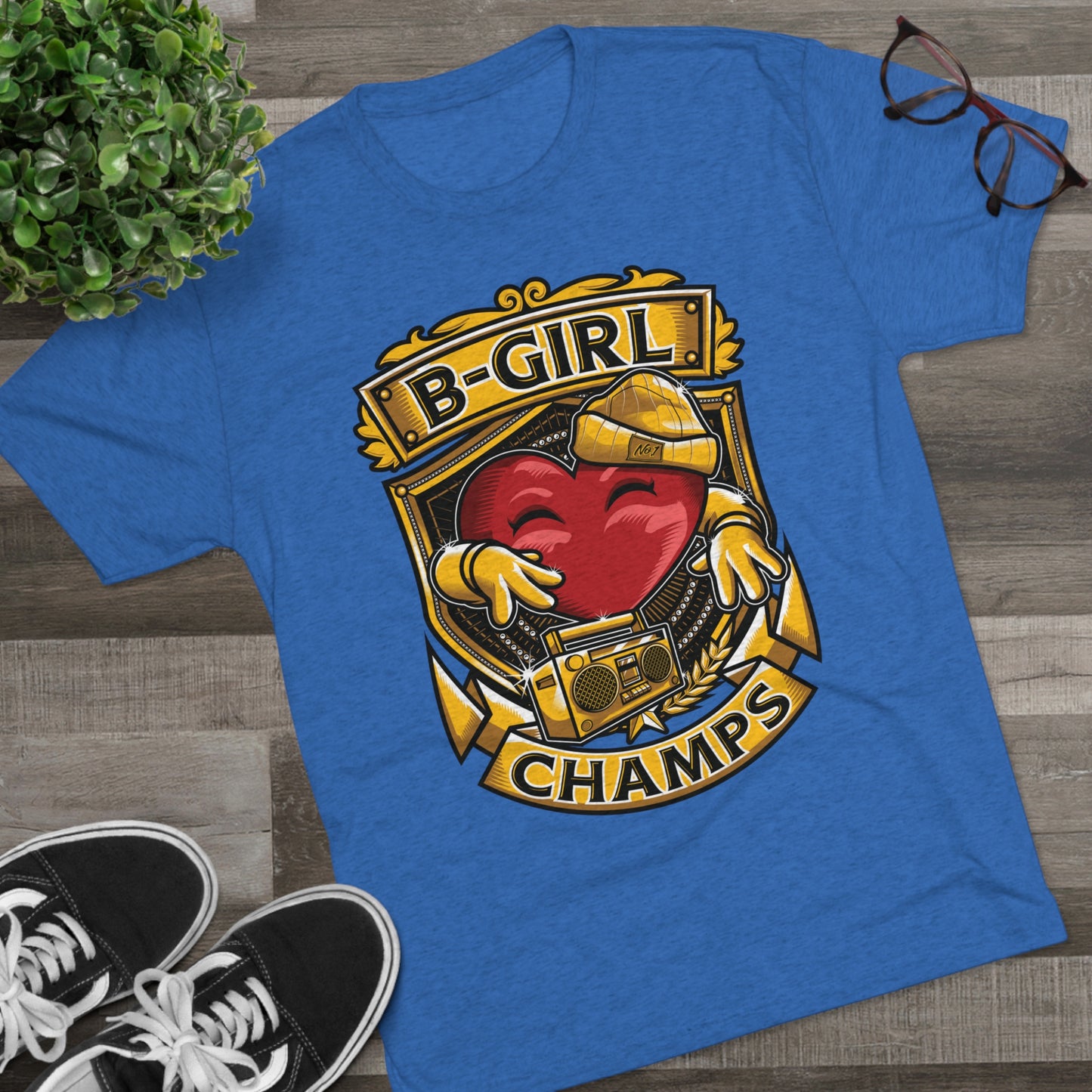 B-GIRL CHAMPS - PREMIUM SOFT - Unisex Tri-Blend Crew Tee (Next Level 6010)