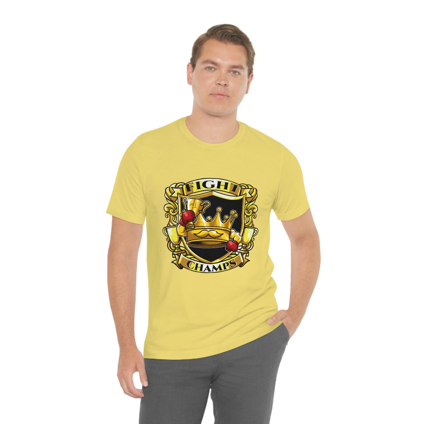 Fight Champs! Unisex Jersey Short Sleeve Tee (Bella+Canvas)