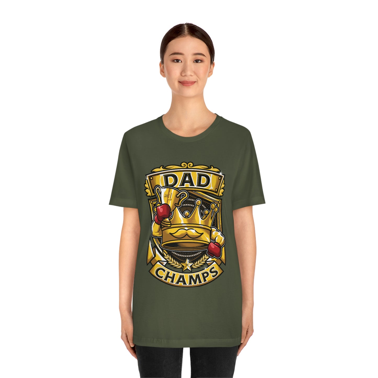 Dad Champs! - Unisex Jersey Short Sleeve Tee (Canvas-Bella)