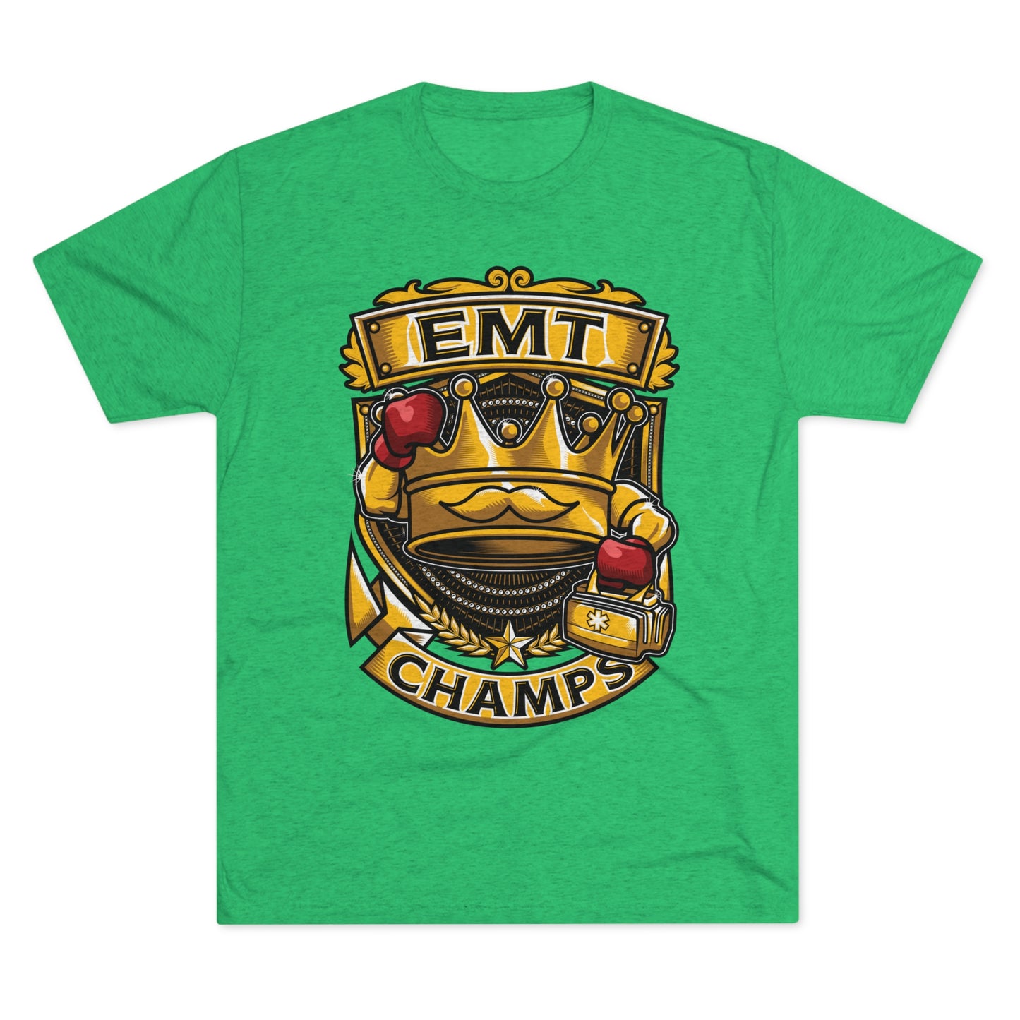 EMT CHAMPS - PREMIUM SOFT - Unisex Tri-Blend Crew Tee (Next Level 6010)