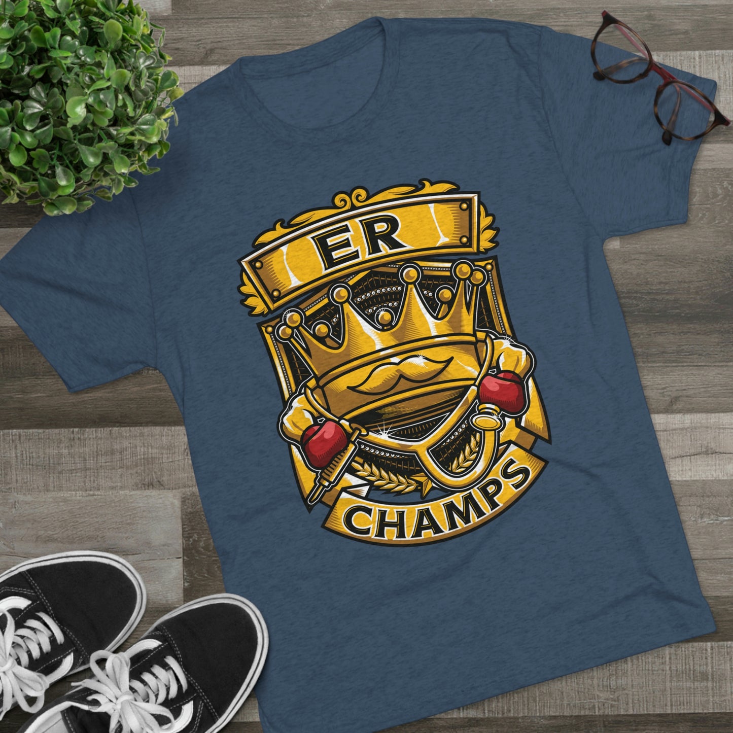 ER CHAMPS - PREMIUM SOFT - Unisex Tri-Blend Crew Tee (Next Level 6010)