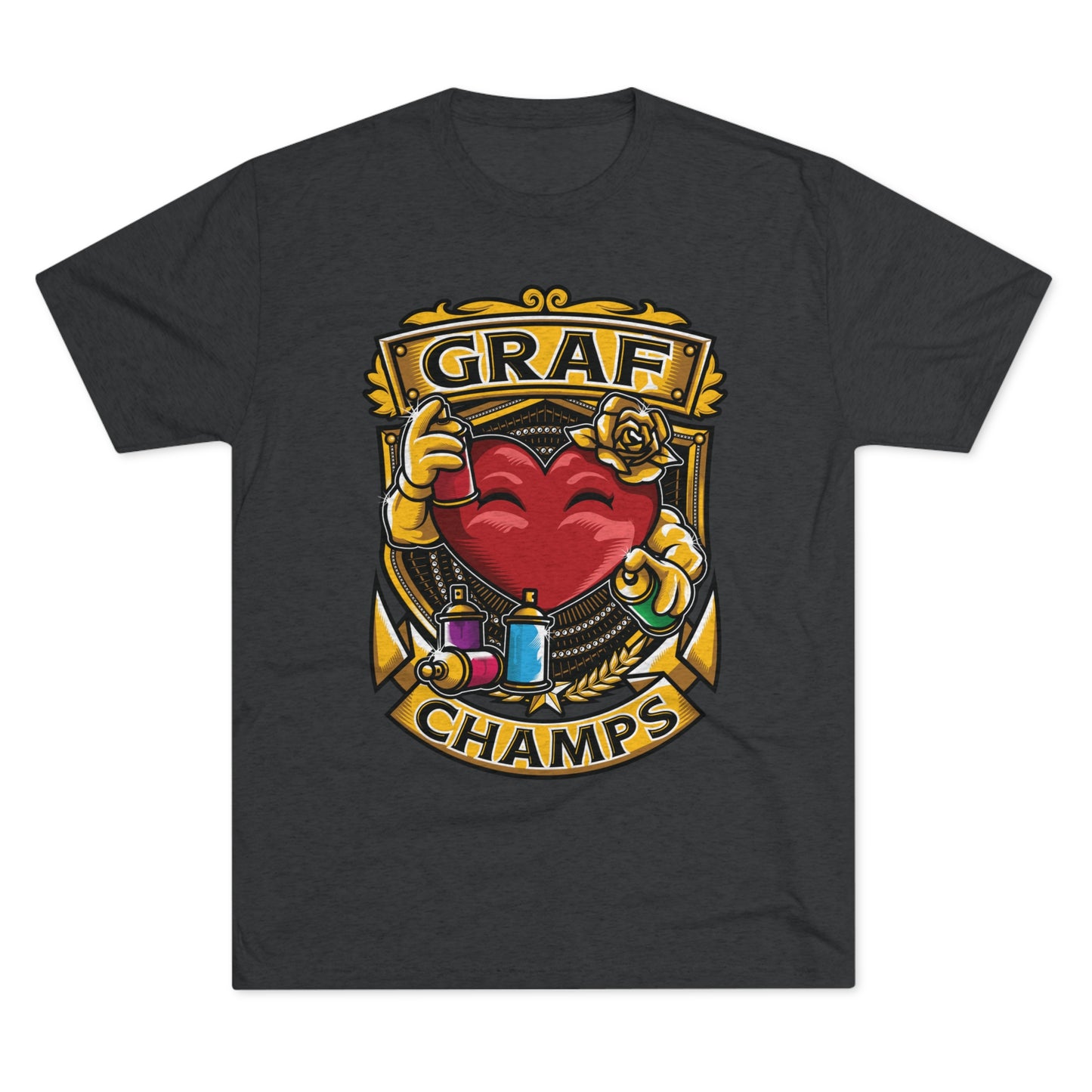 GRAF CHAMPS - PREMIUM SOFT - Unisex Tri-Blend Crew Tee (Next Level 6010)