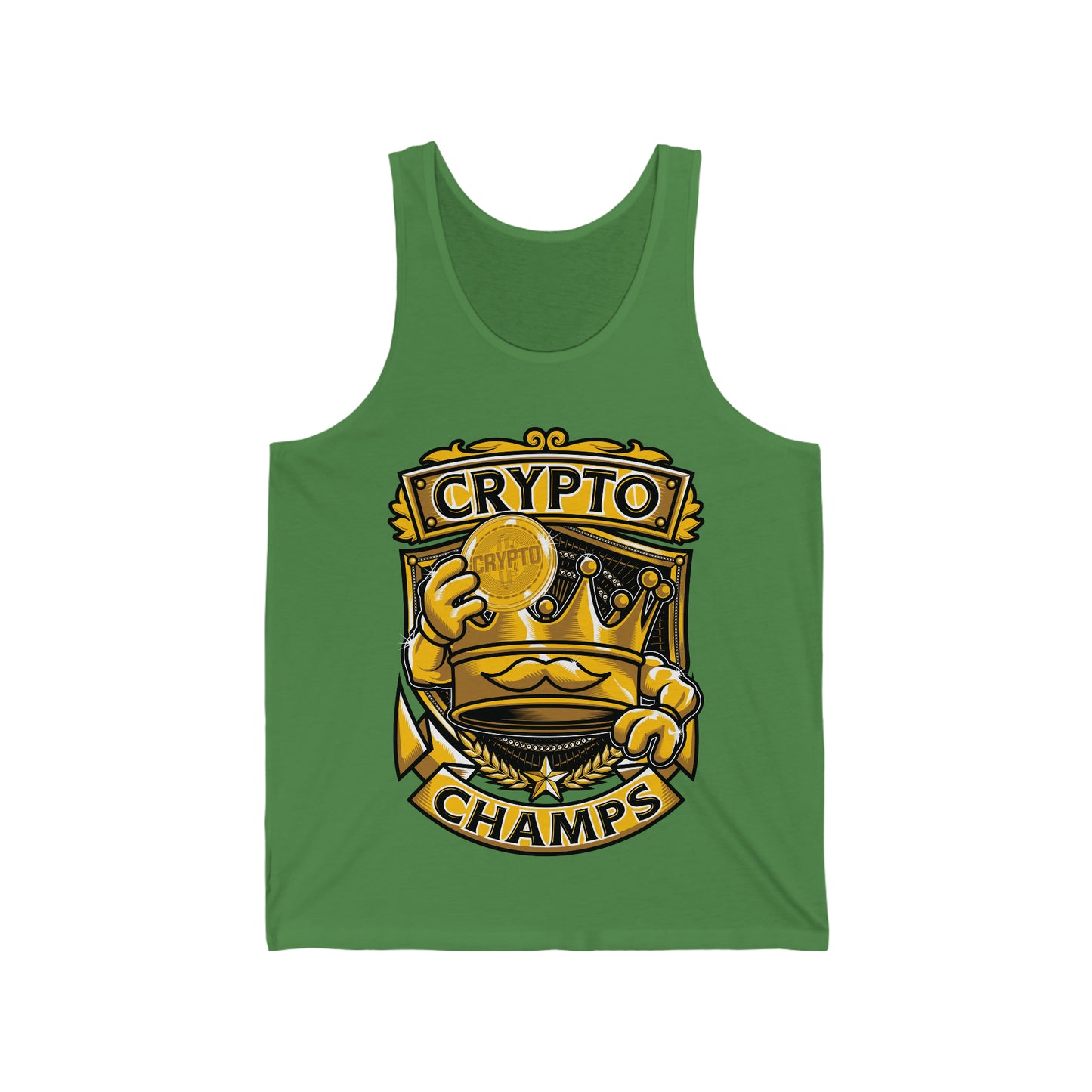 CRYPTO CHAMPS - PREMIUM SOFT - Unisex Jersey Tank (Bella+Canvas 3480)