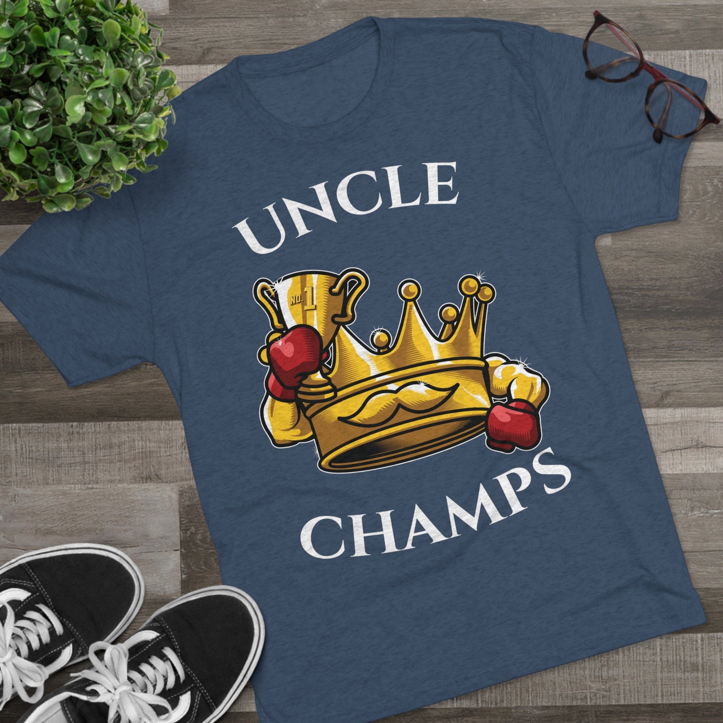 UNCLE CHAMPS - PREMIUM SOFT - Unisex Tri-Blend Crew Tee (Next Level 6010)