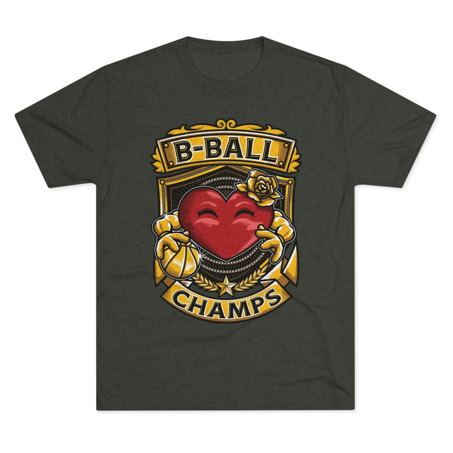 B-BALL CHAMPS - PREMIUM SOFT - Unisex Tri-Blend Crew Tee (Next Level 6010)