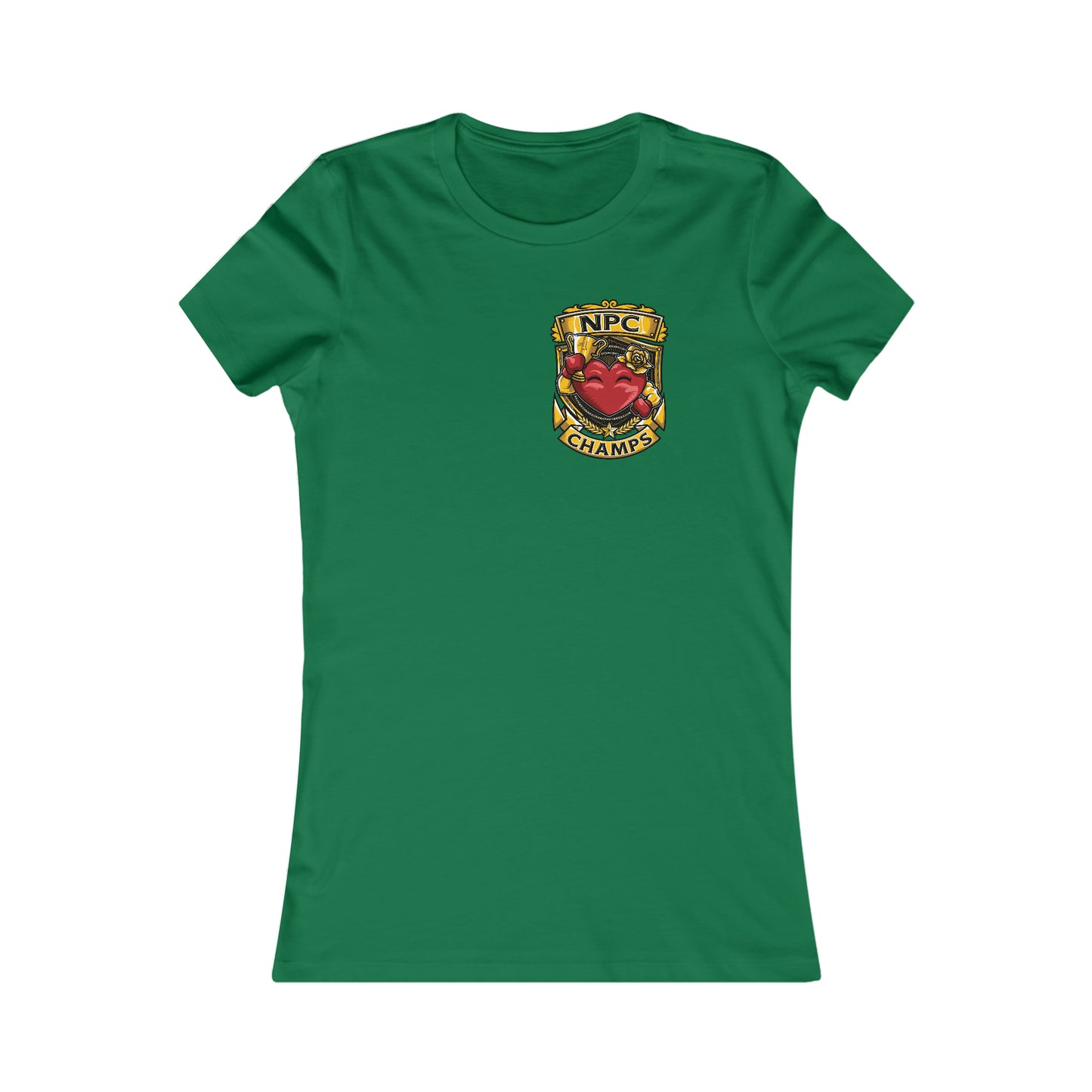 NPC CHAMPS! (Small Front Logo) - Women's Favorite Tee (Bella+Canvas)