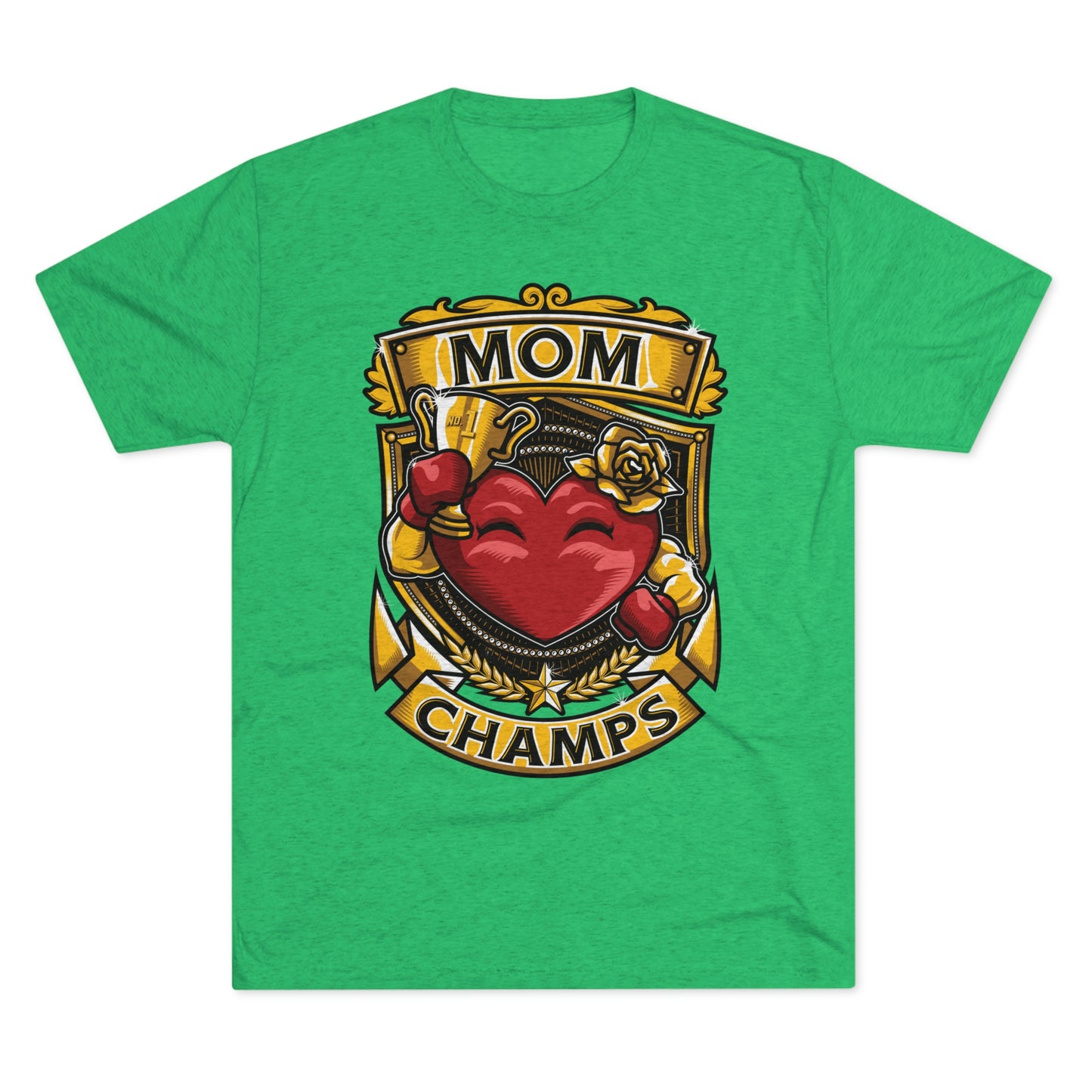 MOM CHAMPS - PREMIUM SOFT - Unisex Tri-Blend Crew Tee (Next Level 6010)