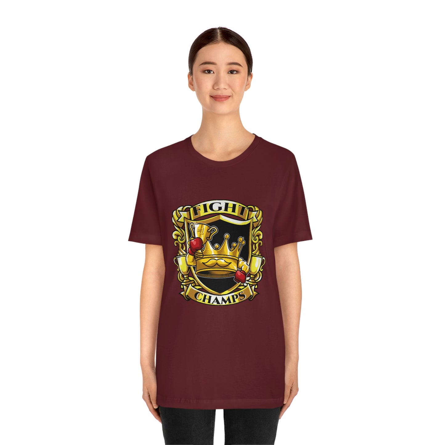 Fight Champs! Unisex Jersey Short Sleeve Tee (Bella+Canvas)