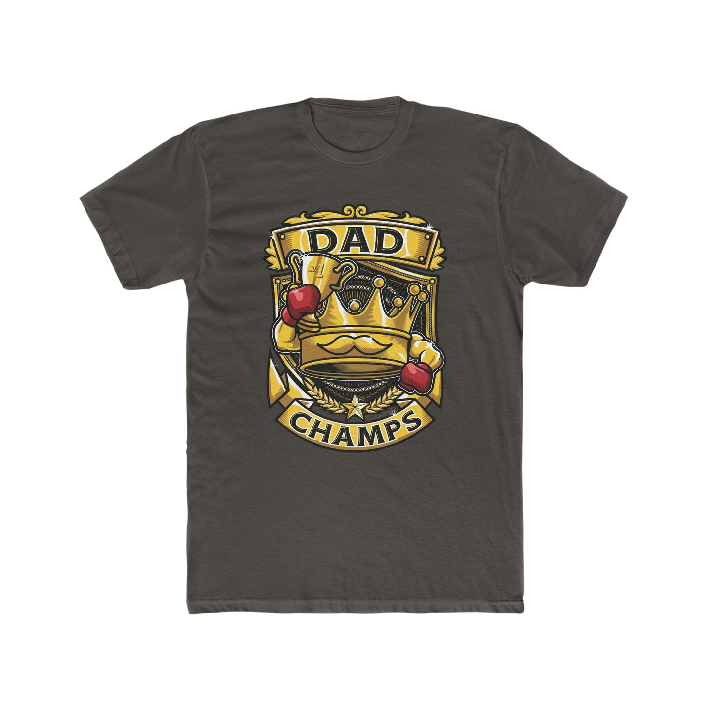 Dad Champs! - Men's Cotton Crew Tee (Next Level)