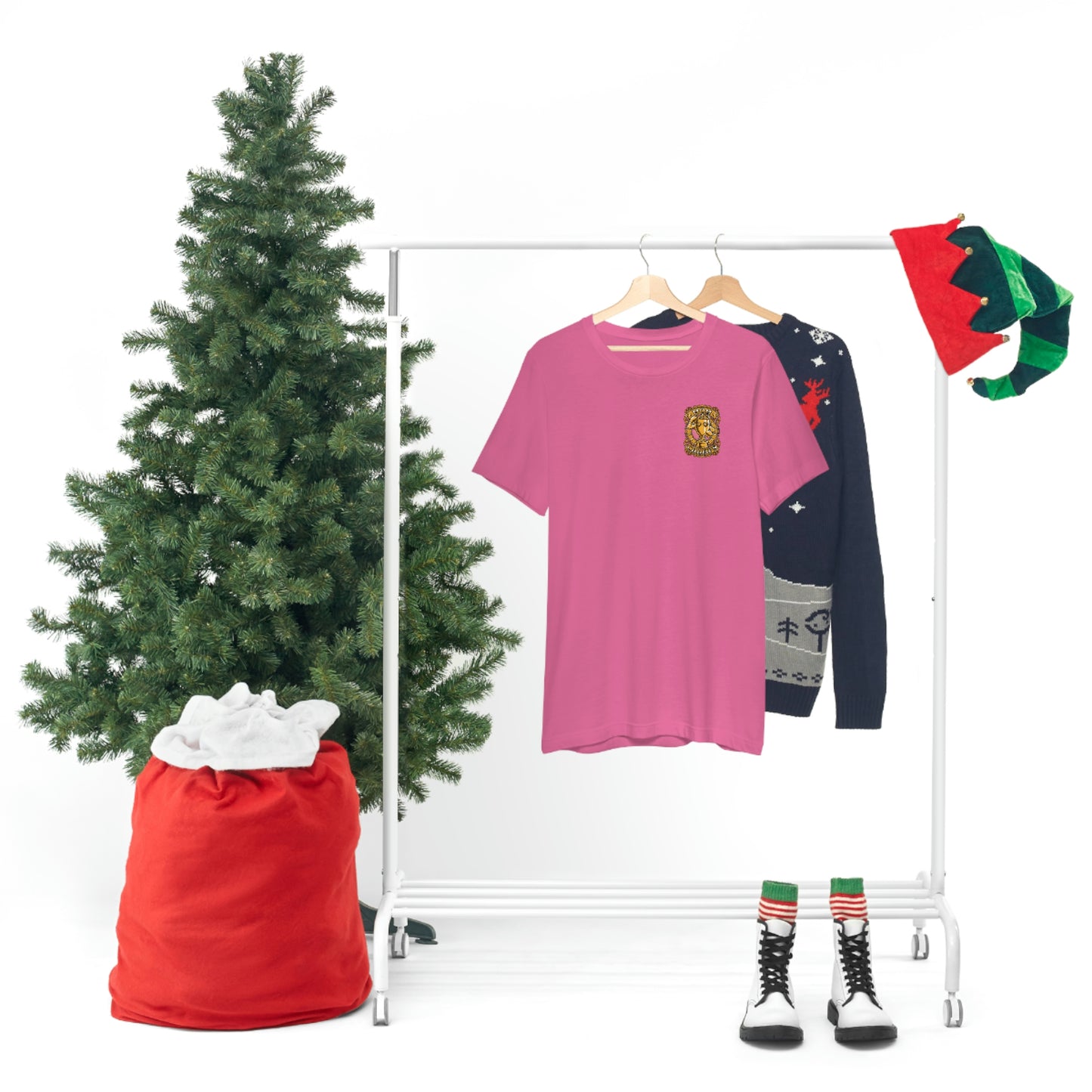 Mom Champs (Gold -Front & Back)! Unisex Jersey Short Sleeve Tee (Bella+Canvas)