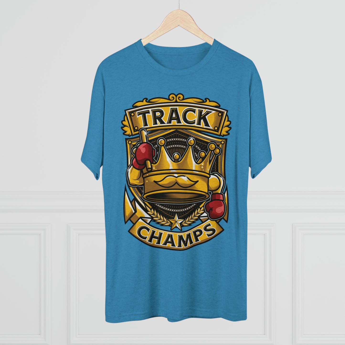 TRACK CHAMPS - PREMIUM SOFT - Unisex Tri-Blend Crew Tee (Next Level 6010)