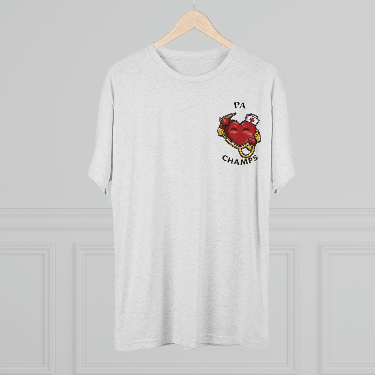 PA CHAMPS (Small Logo) - PREMIUM SOFT - Unisex Tri-Blend Crew Tee (Next Level 6010)