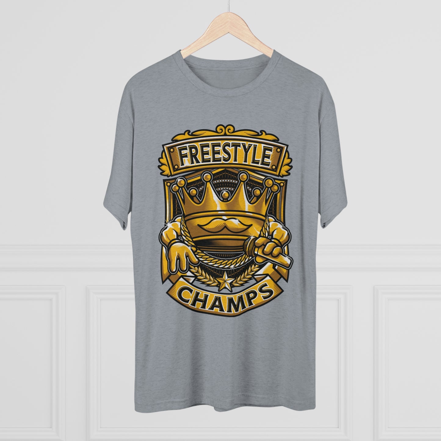 FREESTYLE CHAMPS - PREMIUM SOFT - Unisex Tri-Blend Crew Tee (Next Level 6010)