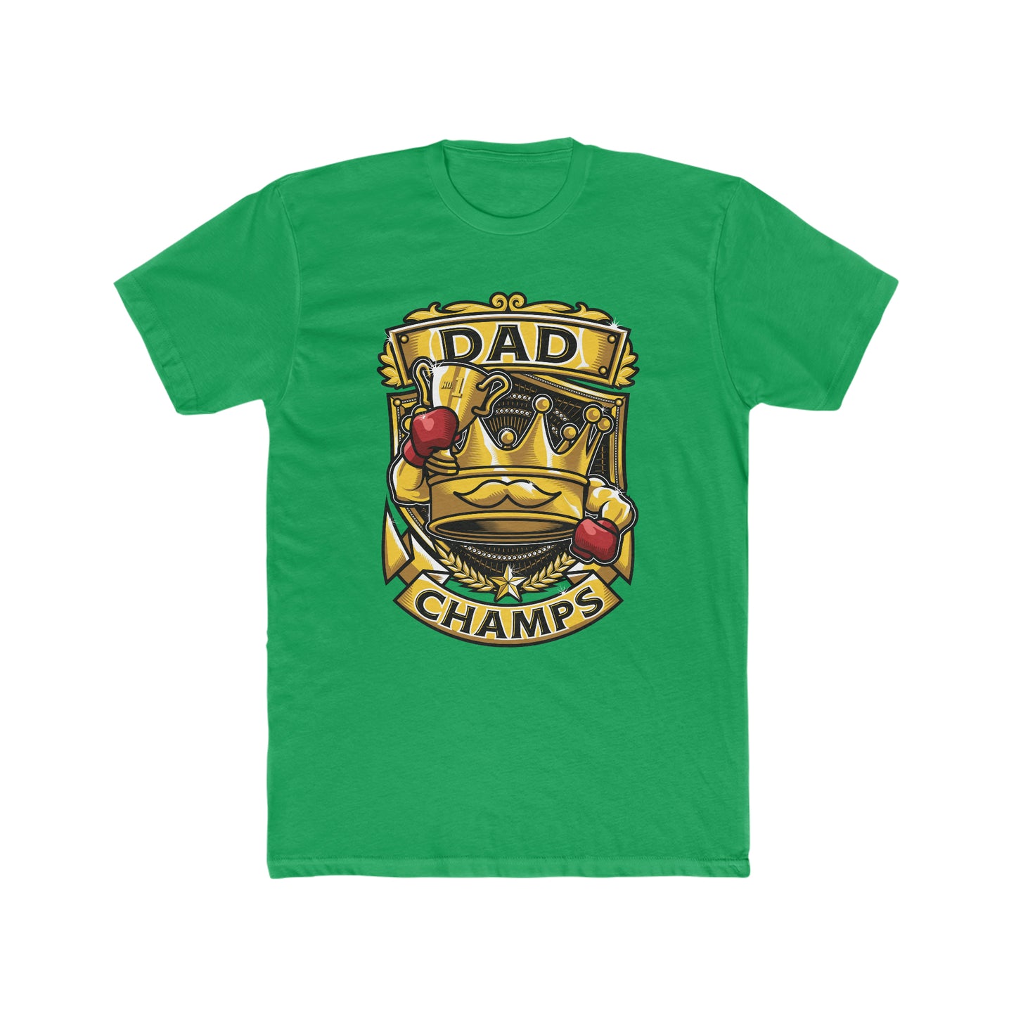 Dad Champs! - Men's Cotton Crew Tee (Next Level)