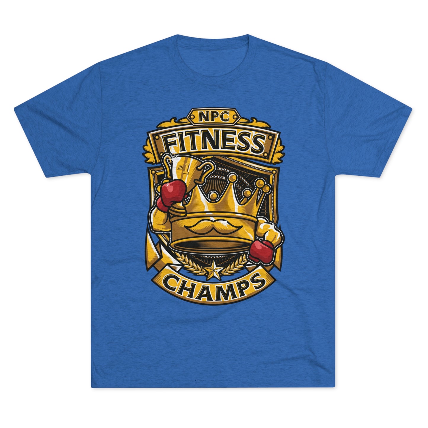 NPC FITNESS CHAMPS - PREMIUM SOFT - Unisex Tri-Blend Crew Tee (Next Level 6010)