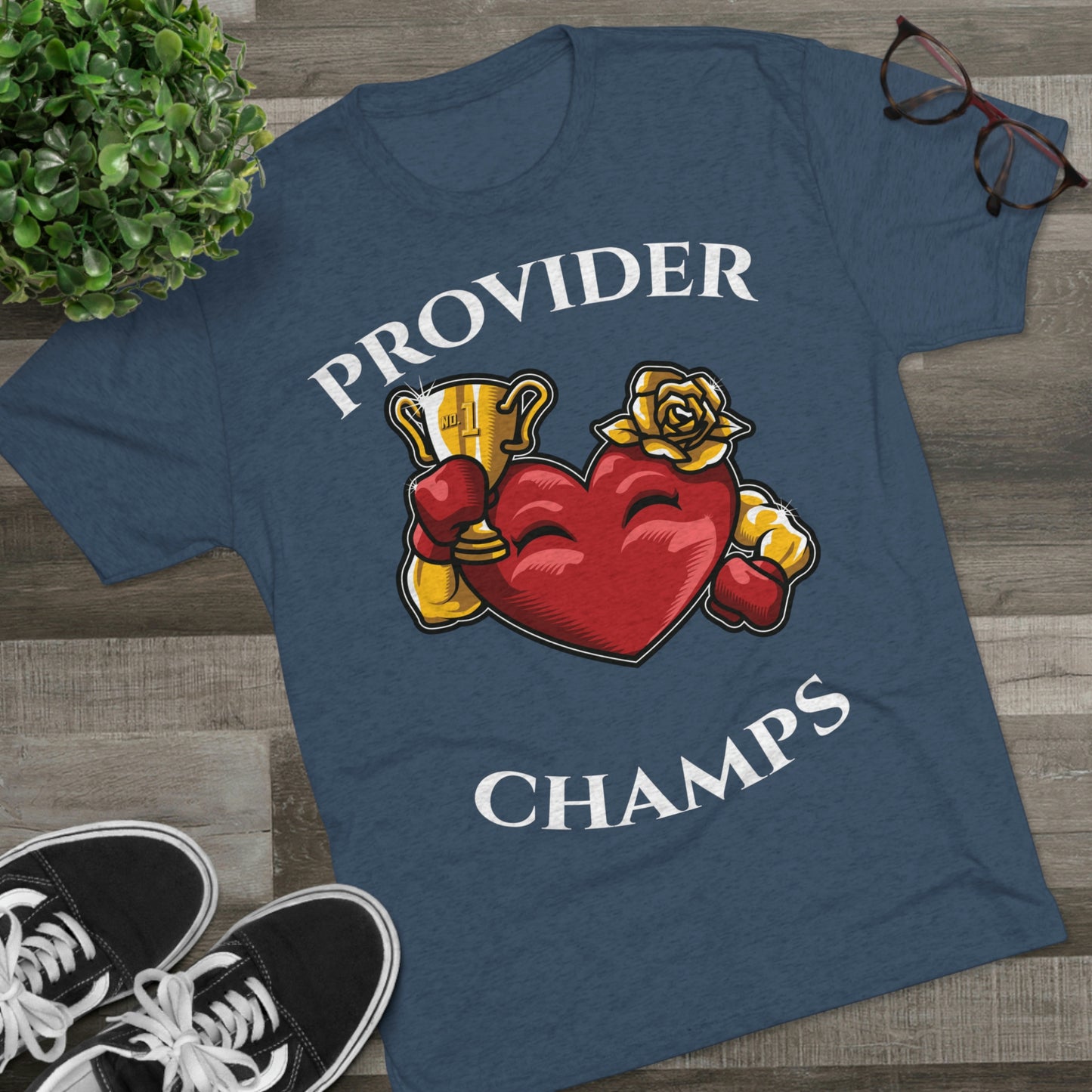 PROVIDER CHAMPS (Alternate Logo) - PREMIUM SOFT - Unisex Tri-Blend Crew Tee (Next Level 6010)