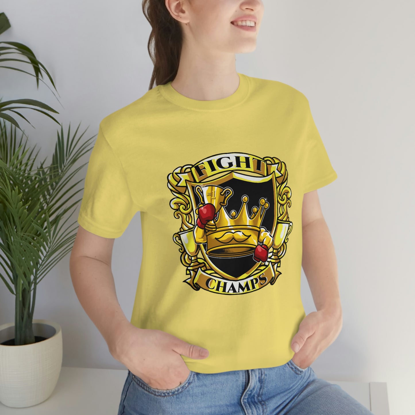 Fight Champs! Unisex Jersey Short Sleeve Tee (Bella+Canvas)