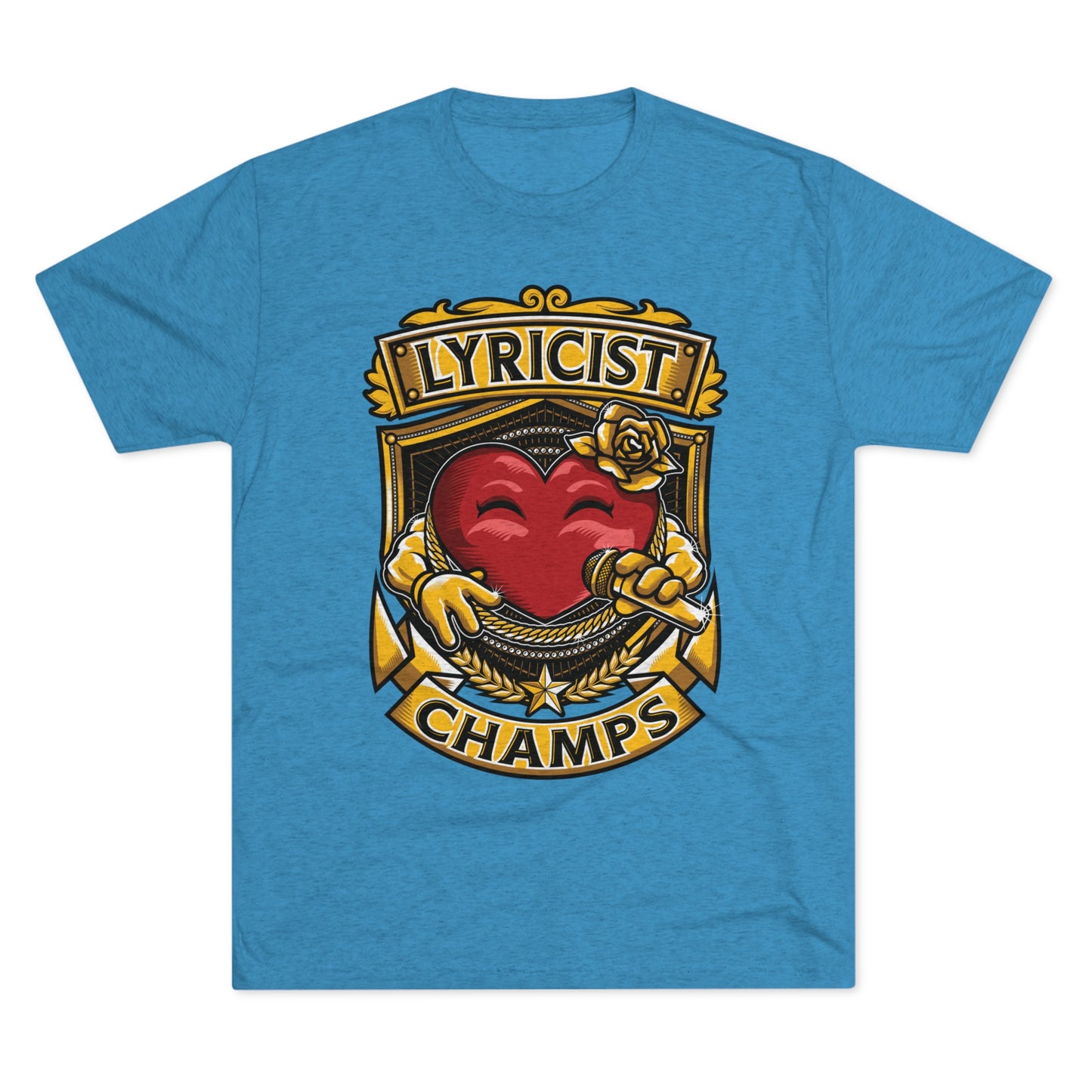 LYRICIST CHAMPS - PREMIUM SOFT - Unisex Tri-Blend Crew Tee (Next Level 6010)