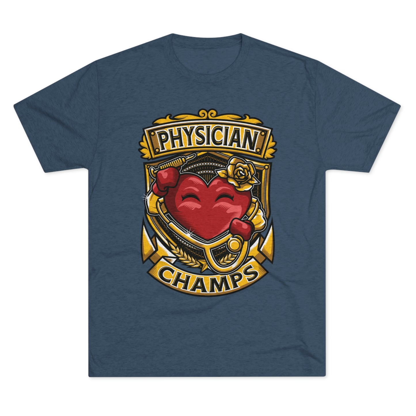 PHYSICIAN CHAMPS - PREMIUM SOFT - Unisex Tri-Blend Crew Tee (Next Level 6010)