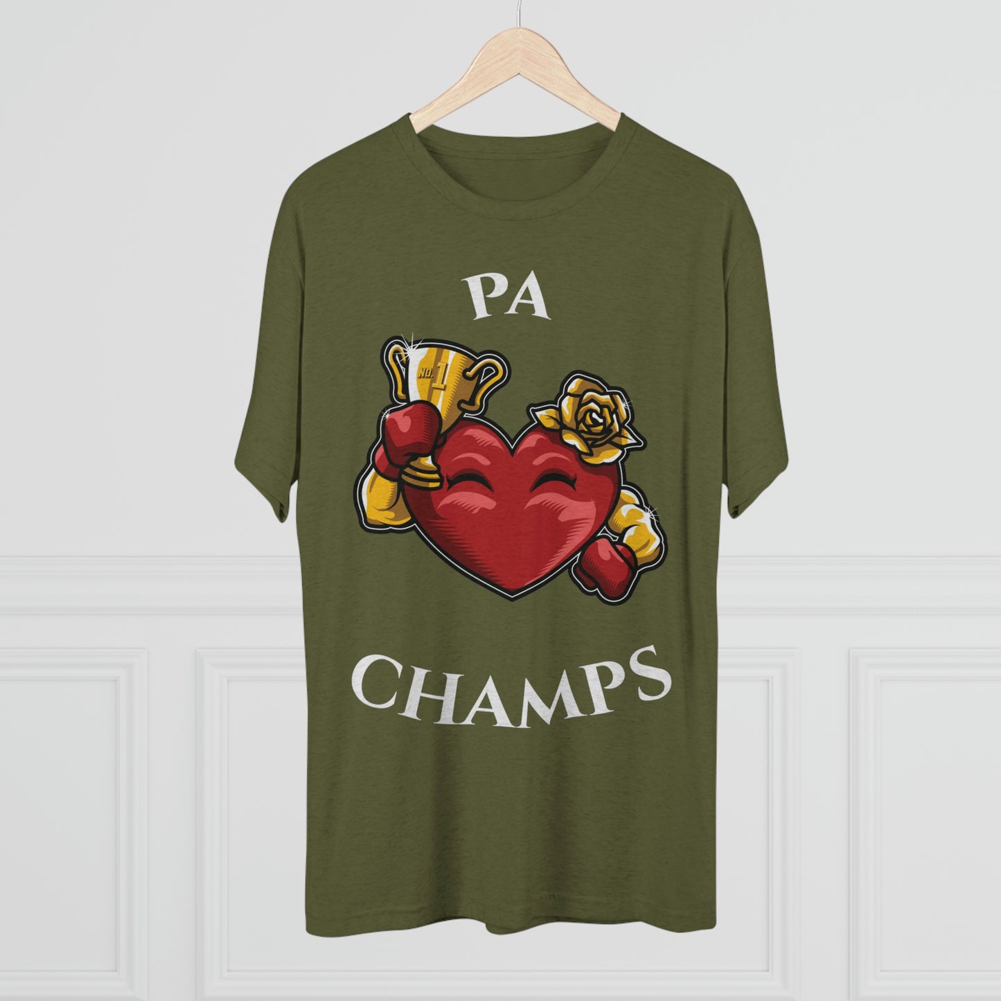 PA CHAMPS (Alternate Logo) - PREMIUM SOFT - Unisex Tri-Blend Crew Tee (Next Level 6010)