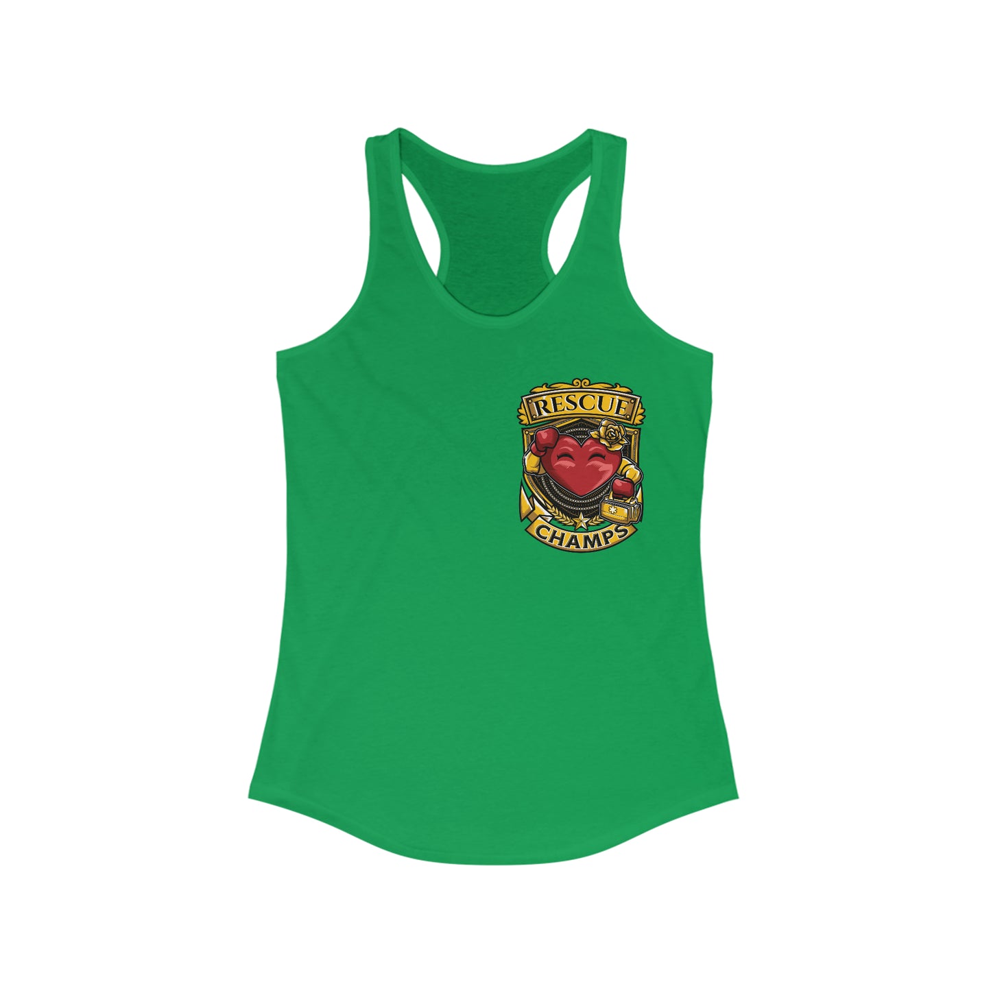 RESCUE CHAMPS (Small Logo) - Women's Ideal Racerback Tank
