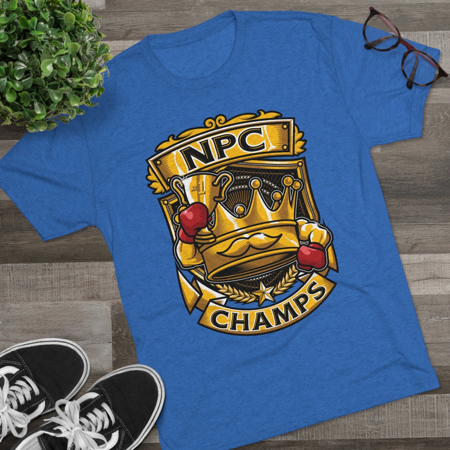 NPC CHAMPS - PREMIUM SOFT - Unisex Tri-Blend Crew Tee (Next Level 6010)