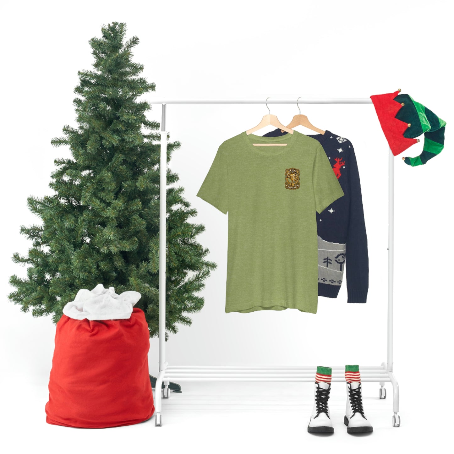 Dad Champs (Gold - Front & Back logo)! - Unisex Jersey Short Sleeve Tee (Bella+Canvas)