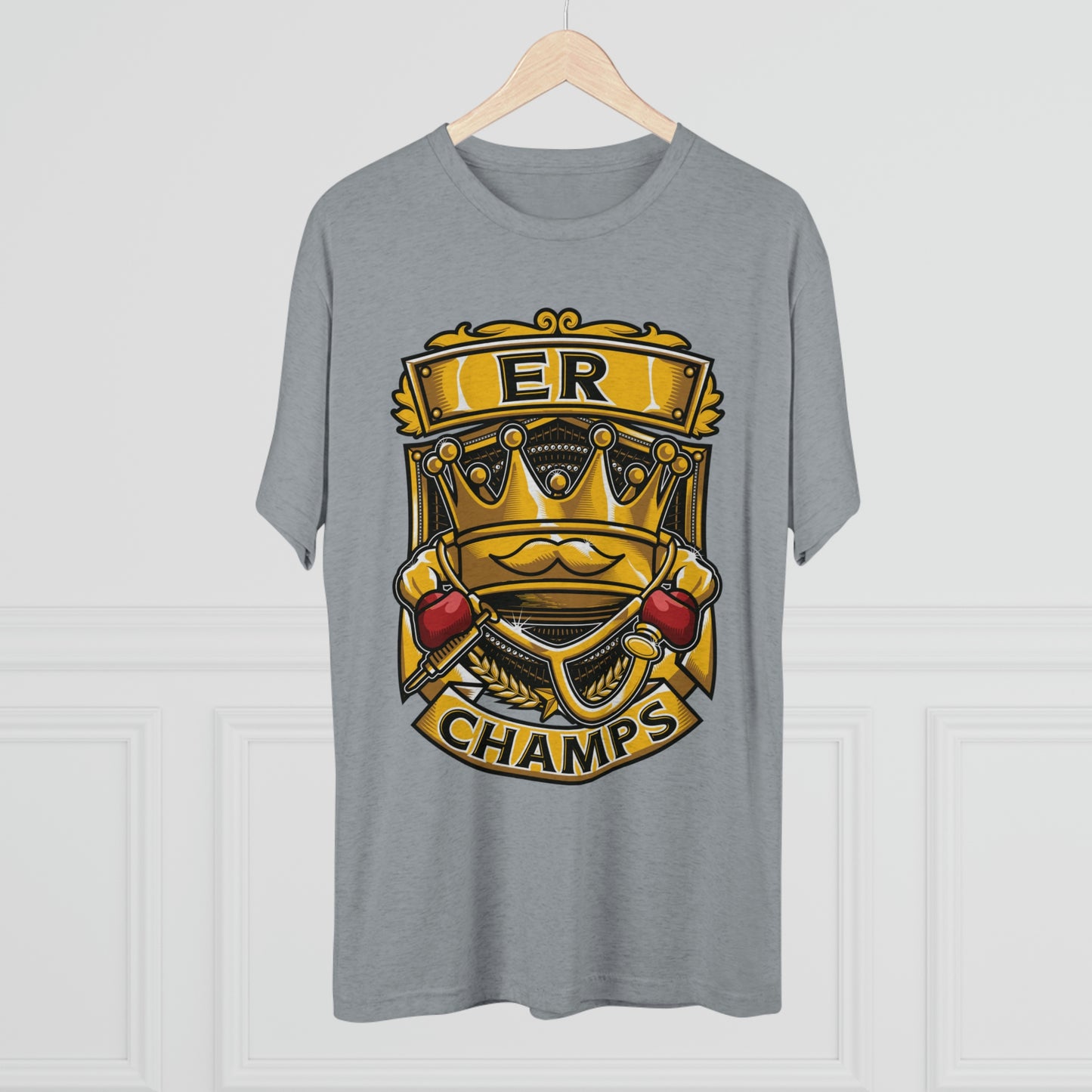 ER CHAMPS - PREMIUM SOFT - Unisex Tri-Blend Crew Tee (Next Level 6010)