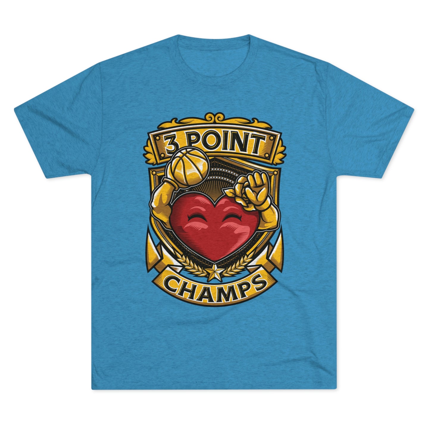 3 POINT CHAMPS - PREMIUM SOFT - Unisex Tri-Blend Crew Tee (Next Level 6010)
