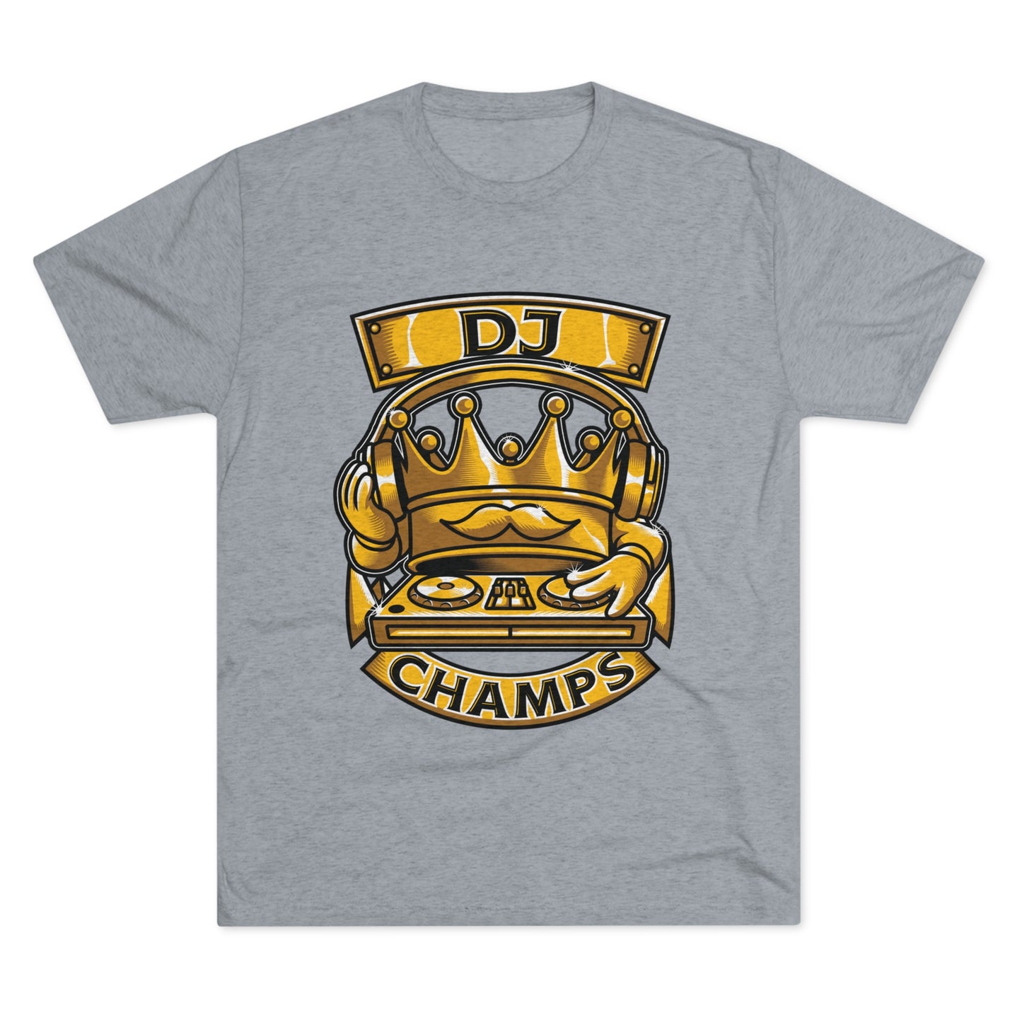 DJ CHAMPS - PREMIUM SOFT - Unisex Tri-Blend Crew Tee (Next Level 6010)
