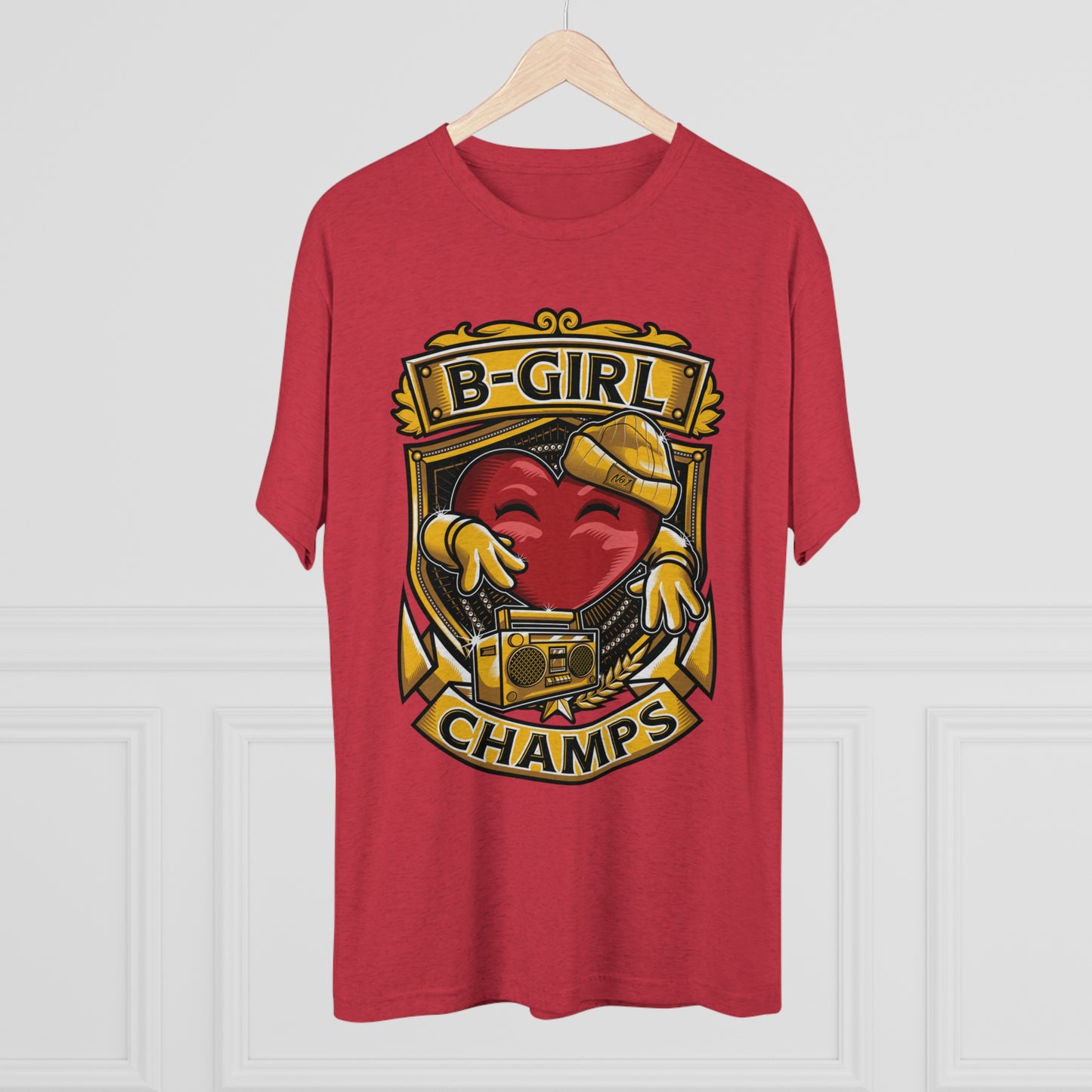 B-GIRL CHAMPS - PREMIUM SOFT - Unisex Tri-Blend Crew Tee (Next Level 6010)